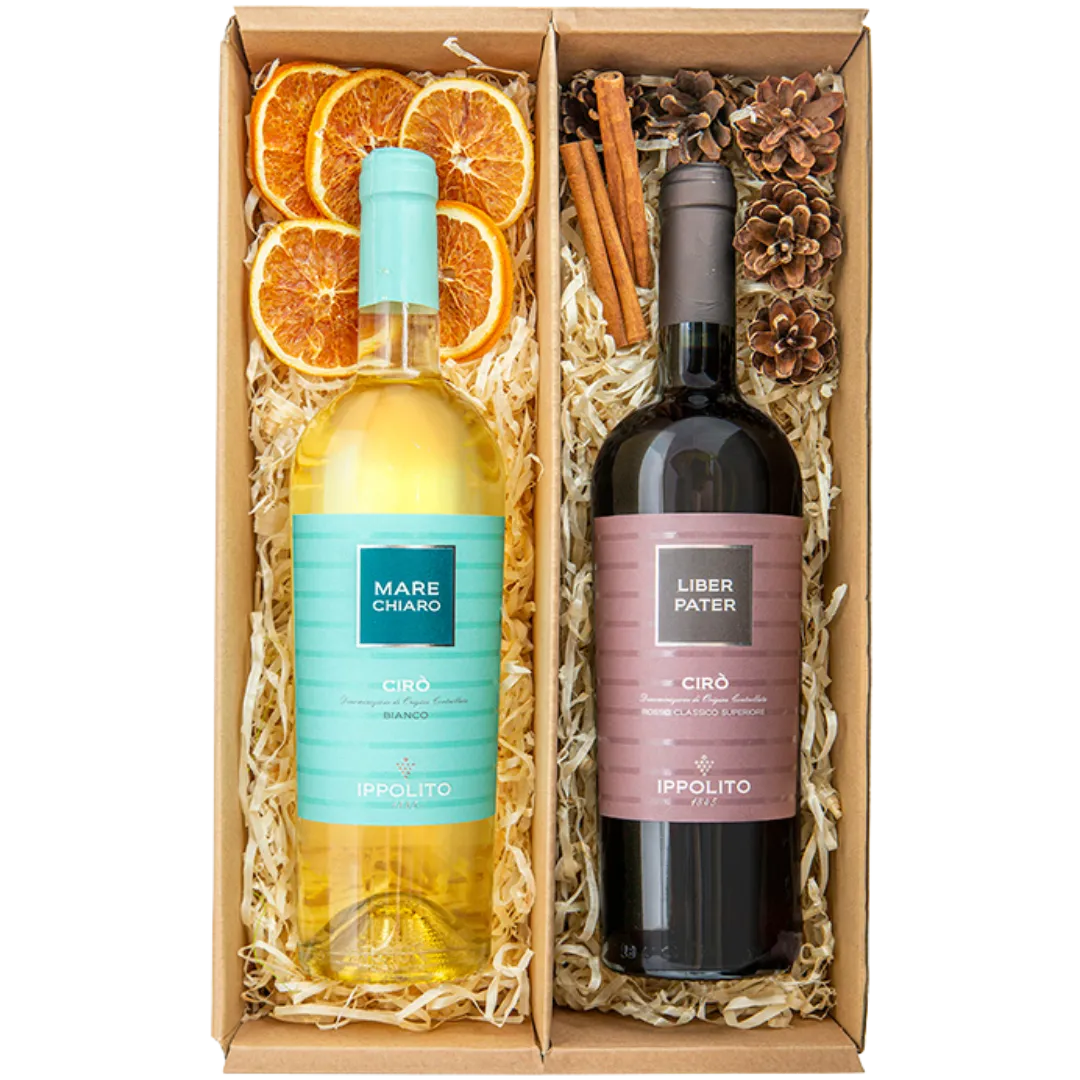 Zestaw Świąteczny z winami Mare Chiaro i Liber Pater