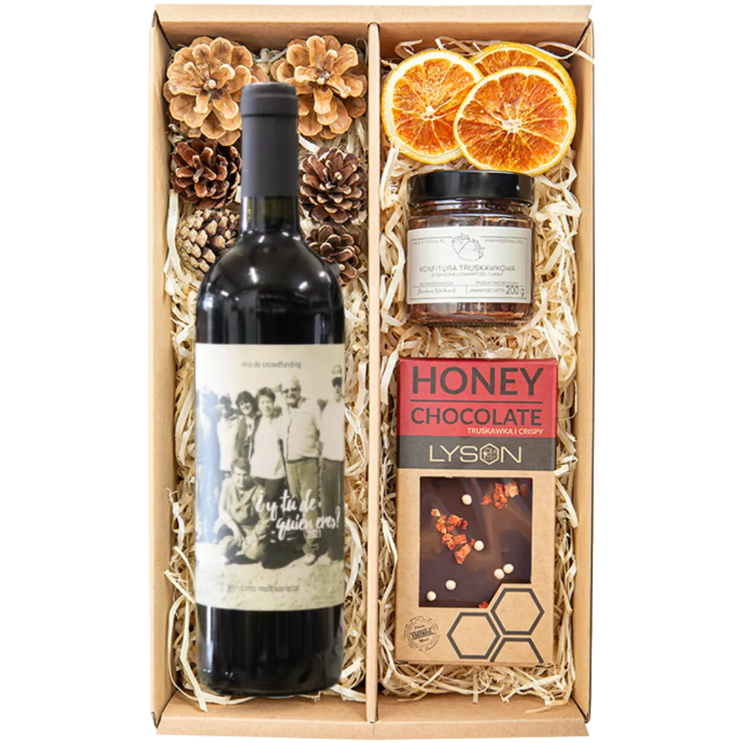 Zestaw Świąteczny z Winem ¿Y tú de quién eres?